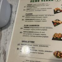 Vegan menu  at Oasis Cafè in Treviso