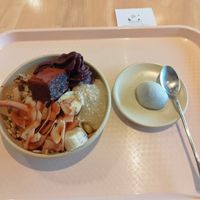 Acai bowl and nutella mochi at Pimp My Salad in Bangkok