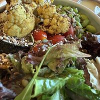 Salad details … cauliflower and edamame! 😋  at Pimp My Salad in Bangkok