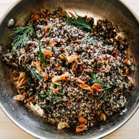 Spiced herbed
quinoa. at Pimp My Salad in Bangkok