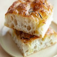 Vegan grilled focaccia - 
Fresh bread is one of life’s simple pleasures. All breads are baked
in-house, but the focaccia is the clear crowd favourite. at Pimp My Salad in Bangkok