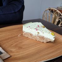 Pistachio tart at My Green Pastry in Porto