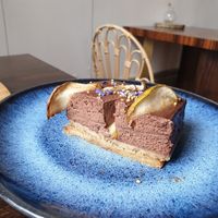 Chocolate pear cake at My Green Pastry in Porto