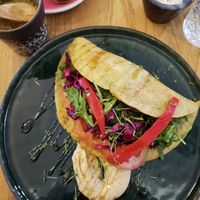 Veganes Omelette at Zina's Eatery in Vienna