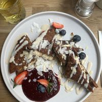 fancy french toast vegan  at Zina's Eatery in Vienna