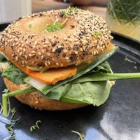 asked for a bagel instead of the sourdough 🙏  at Zina's Eatery in Vienna