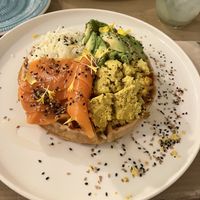 Vegan salty one  at Lilo Cafe in Barcelona