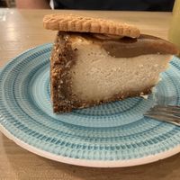 Vegan Lotus cheesecake  at Lilo Cafe in Barcelona