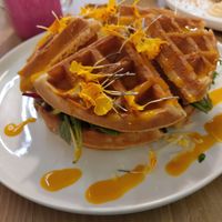 Vegan club House at Lilo Cafe in Barcelona