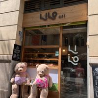 Entrance  at Lilo Cafe in Barcelona