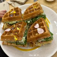 Club sándwich at Lilo Cafe in Barcelona