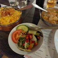 Vegan Jackfruit Biryani, vegan Shahi Korma at Mantra in Arnhem