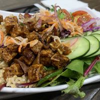 build your own bowl w/tofu   at Saiwok in Rogers