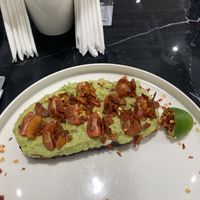 Avocado toast   at MYLK in Doha