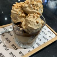 awesome ice cream  at MYLK in Doha