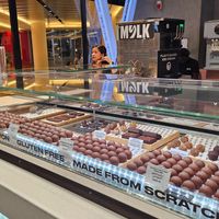 vegan chocolates at MYLK in Doha