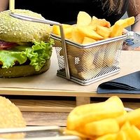   at Burger Time in Ljubljana