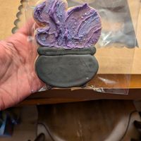 Cutout sugar cookie at WallFlour Bakery in Columbus