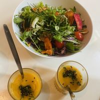Side salade en pompoensoep  at Eetbar DIT in Den Bosch