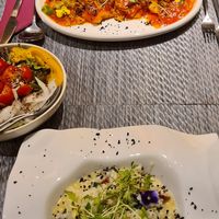 Ravioli and risotto #Veganuary at Gavino Restaurante Bar in Funchal