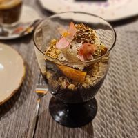 Crumble something #Veganuary at Gavino Restaurante Bar in Funchal
