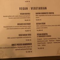 Veggie menu #Veganuary at Gavino Restaurante Bar in Funchal