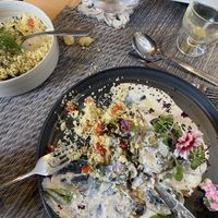 Seitan steak with cous cous  at Gavino Restaurante Bar in Funchal