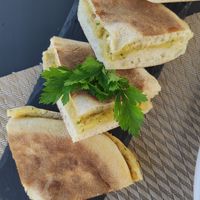 Garlic bread (from starters) at Gavino Restaurante Bar in Funchal
