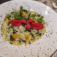 Vegan risotto at Gavino Restaurante Bar in Funchal
