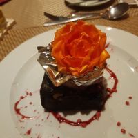 Brownie at Gavino Restaurante Bar in Funchal