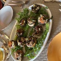 Stuffed mushrooms (starter, vegetarian)  at Gavino Restaurante Bar in Funchal