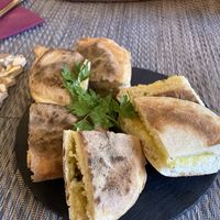 Garlic bread  at Gavino Restaurante Bar in Funchal