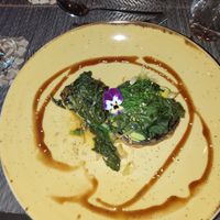Stuffed mushroom starter at Gavino Restaurante Bar in Funchal