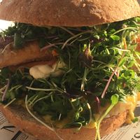 Der Supergreen- Burger at Superfood.Garden in Mallorca
