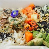 Singhawaiian Papaya Poké Bowl at The Breakfast Club in East Singapore