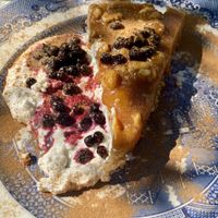 Vegan salted caramel cake.  at As Nature Intended Cafe in Fyshwick