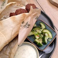 Libanese wrap at Cafe Goos in Hoorn