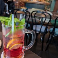 Iced tea at Cafe Goos in Hoorn