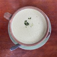 Matchalatte  at Backyard Cafe - Street 240 in Phnom Penh