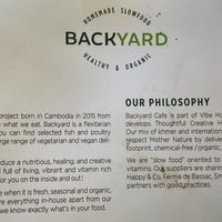 About Backyard  at Backyard Cafe - Street 240 in Phnom Penh
