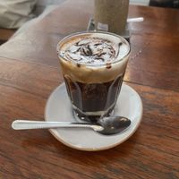 Coconut condensed milk and chia pudding (background)   at Backyard Cafe - Street 240 in Phnom Penh