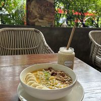 Vegan smoothiebowl + smoothie  at Backyard Cafe - Street 240 in Phnom Penh