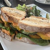 Pumpkin sandwich   at Backyard Cafe - Street 240 in Phnom Penh