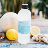 Cold pressed juice  at Backyard Cafe - Street 240 in Phnom Penh