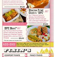 Menu at Dharma Southern Kitchen in Sanford