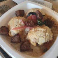 Biscuit n gravy at Dharma Southern Kitchen in Sanford