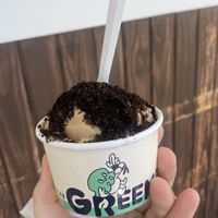 Oreo crumble topping  at The Greenery Creamery in Sanford