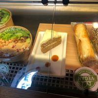 vegan sandwich at R&B in Ljubljana