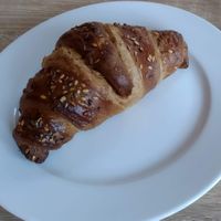 Blueberry croissant at R&B in Ljubljana