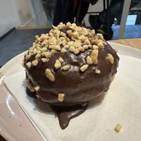 Chocolate donut   at R&B in Ljubljana